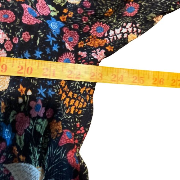 Sundance Garden Serenity Embroidered Kimono Boho Cardigan Wrap M/L - Picture 6 of 10